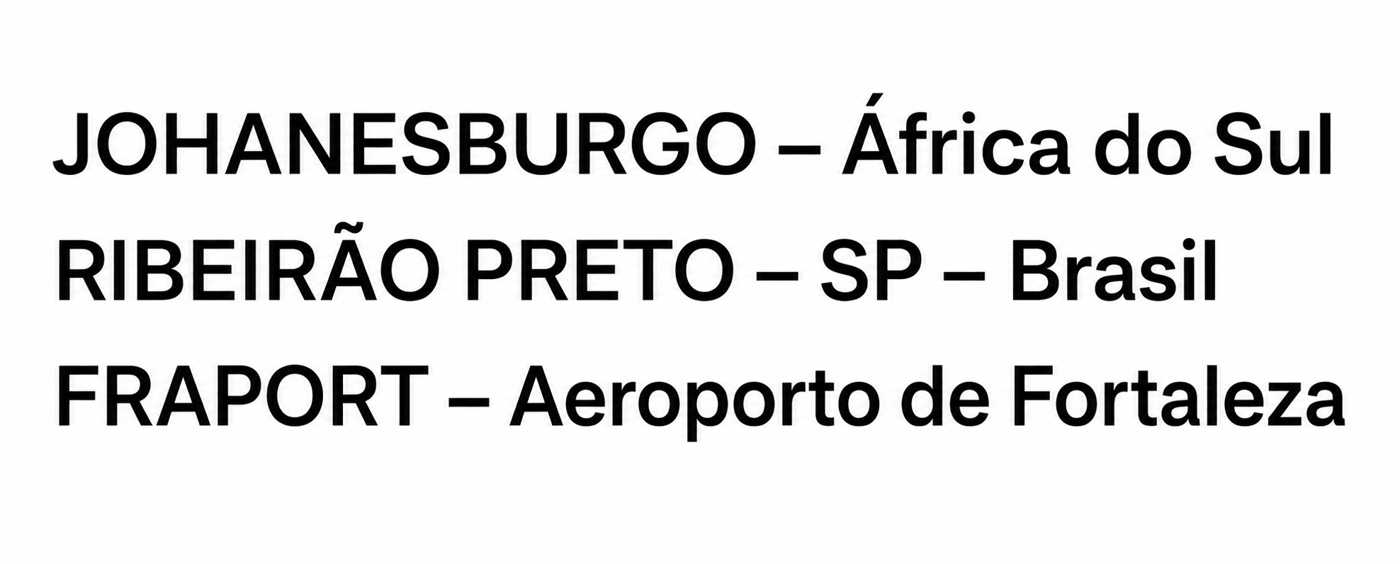 Aeroportos